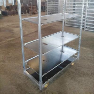 China 1600MM Q235 Pallet Rack Danish Flower Trolley for sale