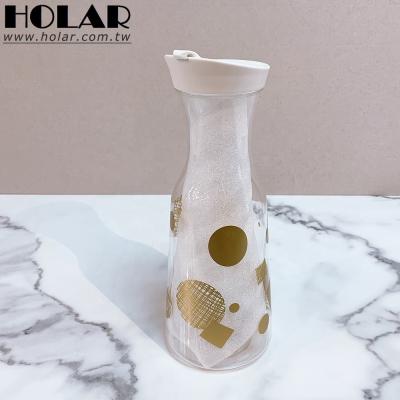 China Minimalist [Holar] Taiwan Made Durable Acrylic Juice Jar With Airtight Lid Pour Spout for sale