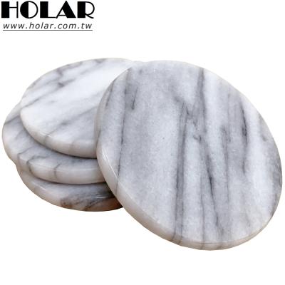 China [Holar] Viable Taiwan Made Round Marble Coaster 6 Set Set For Drinks Cup for sale