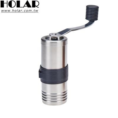 China Household [Holar] Taiwan Made Portable Mini Stainless Steel Coffee Grinder for Outdoor for sale