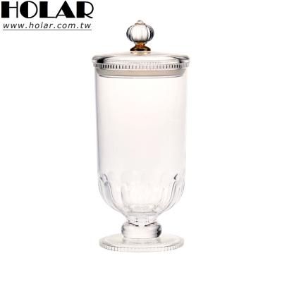 China Minimalist [Holar] Taiwan Made Plastic Apothecary Storage Jars For Candy Cookies for sale