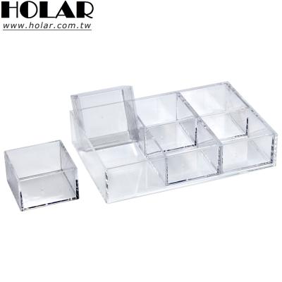 China [Holar] Sustainable Taiwan Made 6-Section Vanity Rack Organizer For Drawer Countertops for sale