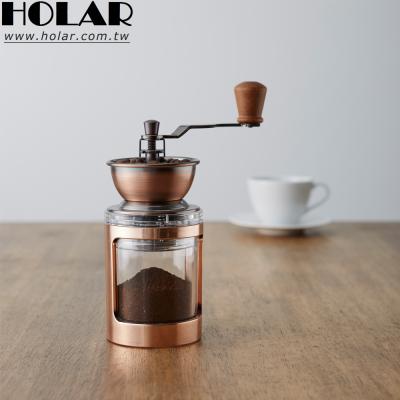 China Household [Holar] Taiwan Made Ceramic Conical Burr Manual Coffee Grinder for sale