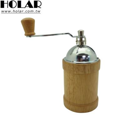 China [Holar] Modern Taiwan Made Natural Color Hand-slot Coffee Grinder with Rubber Wood for sale