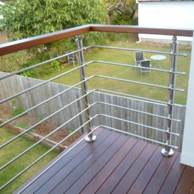 China China modern cheap railing design stainless steel rod railing for deck balcony railing for sale