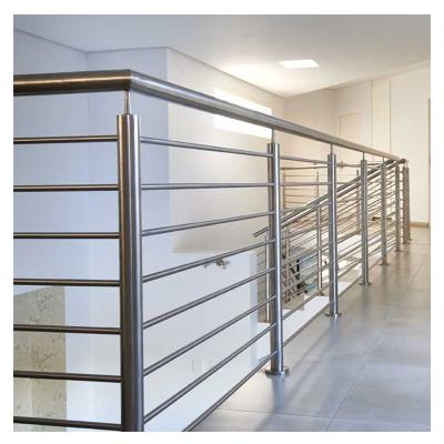 China Modern Pipe Railing Designs Rod Balcony Railing Stainless Steel Railing Lower Prices Iron Balustrade DB-B5242 Modern DBM For Outdoor for sale