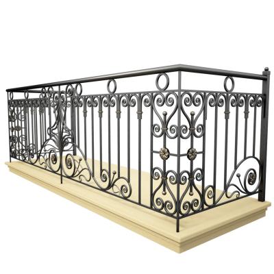 China Factory Supply Modern Wrought Iron Foshan Railing Carbon Steel Guardrail Modern 25-30 Days Flooring 5 Years Morden DBM for sale