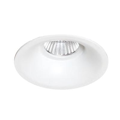 China Modern 3 inch 12 watt ip33 MR16 GU10 cob anti-glare frame mini black housing 3 round ceiling recessed led downlight spotlight for sale