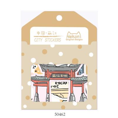 China Original Aesthetic Nekoni Sticker Albums Decorative Sticker Pack Decorative Stickers Peels Adhesive Decals For Photo View Sticker for sale