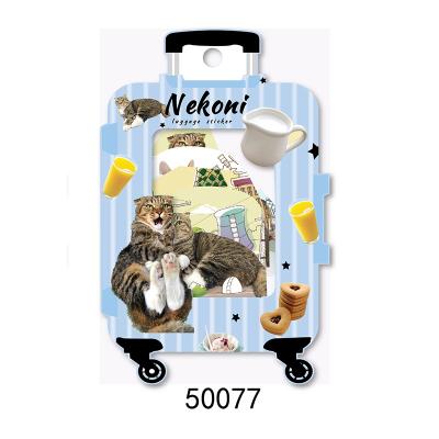 China Hot Sales Nekoni Decorative Sticker Luggage Sticker Peeling Cat Stickers Adhesive Decals Decorative Original Aesthetic For Stickers Pack for sale