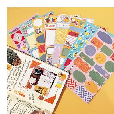 China Decorative Sticker Nekoni Envelope Tags Gift Tag Labels Stickers Gift Tags Retro Photo Frame Self Adhesive Stickers Name Stickers Gift Sticky Notes for sale