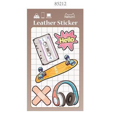 China Sticker Nekoni Luggage Decorative Stickers Leather 3D Stickers Puffy Decorative Decals Adhesive Decals For Custom Stickers for sale