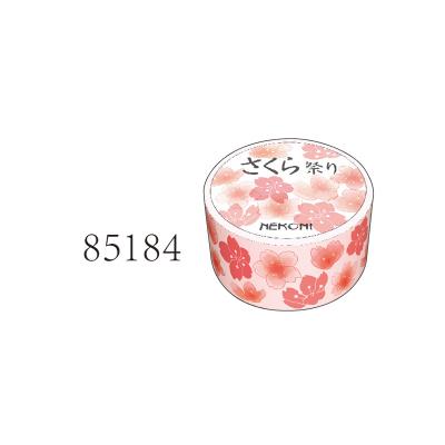 China Nekoni Waterproof Washi Tapes Decoration Crepe Adhesive Paper Masking Original Kawaii Paper Tape for Sakura Festival Paper Tape for sale