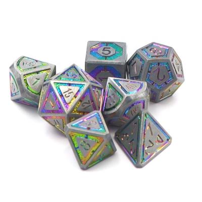 China DND Games Package Box Customized Numbers Dice For Game Dungeon And Dragon Polyhedral Dice Set for sale