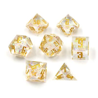 China Game Game Die Cut Factory Direct Selling D4 D6 D8 D10 D10% D12 D20 RPG DND Edge Resin Dies Sharp for sale