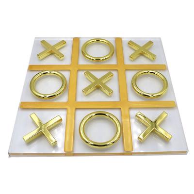 China Modern New Product Puzzle Toy Games For Kids XO Metal Chess for sale