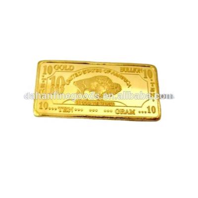 China Europe High Quality Commemorative 2020 Coin Backs Custom Precious Metal Gold Bar for sale