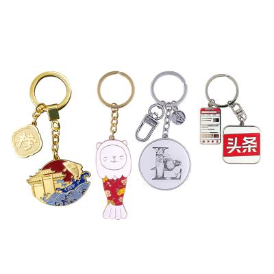 China Creative Metal Animal Gift Europe Factory Direct Selling Customization Shape Key Chain for sale