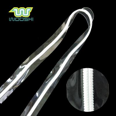 China Viable NP Clear PVC Zipper Transparent NP Zipper Rolls For NP PVC Bag For USA Market for sale