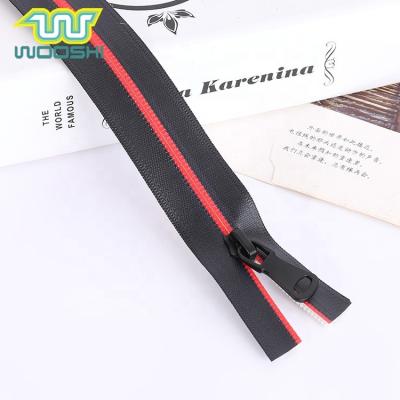 China Waterproof Open Home Textile Waterproof Black TPU Zippers Metal Auto Lock Slider With Garment Factory Price for sale