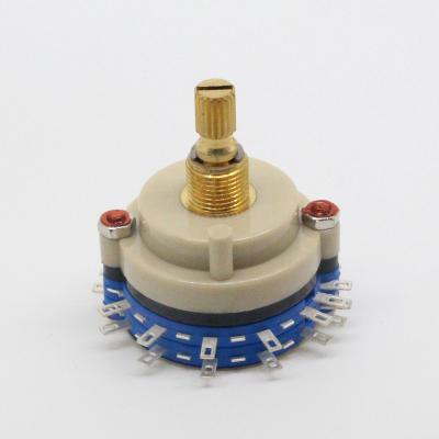 China OEM SR38 2 Layer Multiple Speeds Can Be Customized Rotary Switch Attenuator Volume Controller Support Customization SR38 for sale