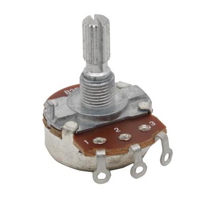 China R2410N 24mm rotary potentiometer single connection with adjustable switch b250k resistor R2410N for sale