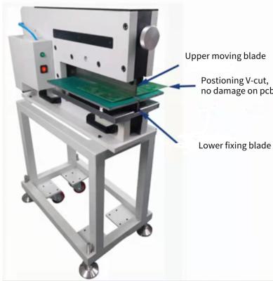 China YS-905L Guillotine Type Pcb Board Cutting Machine Circuit Board Shear 0.3-3.5 MM Cut Thickness for sale