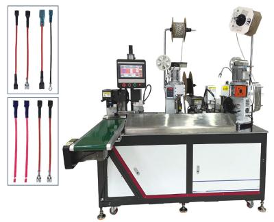 China RS-7703 Automatic 2-Side Crimping And Shrink Tube Inserting And Heating Machine for sale