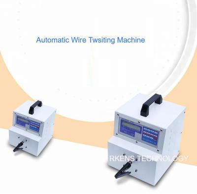 China RS-J100W Professional Wire Twisting Machine Twist Two Or More Wires Together 3 Types Clamps Option for sale