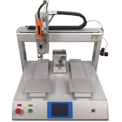 China YS-L401-2E Two Working Table Screw Auto Feeding And Locking Nut Machine for sale