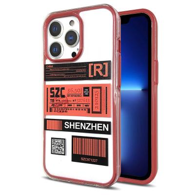 China High Quality Colorful Bumper Printed Design Shockproof Back Cover Phone Cases For iPhone 7 12 mini 11 pro 13 max for sale