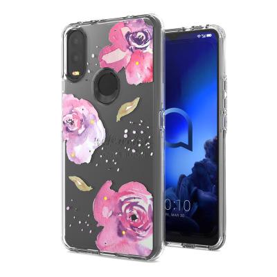 China Shockproof Universal Personal Custom Big Clear Phone Case Shell For Alcatel Evolve Tetra 5041C Reverse for sale