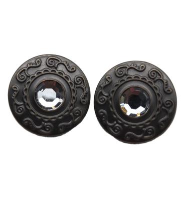 China Viable Luxury Model with Diamond Rhinestone Snap Buttons Personalized Logo for sale