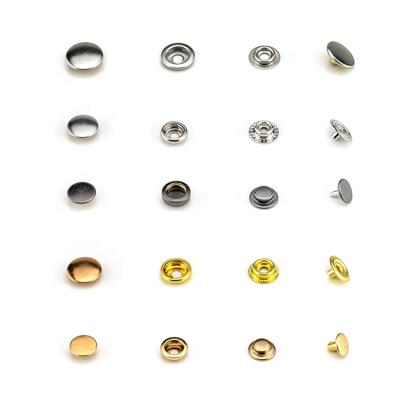 China 2020 eco-friendly high quality brass four part snap button for coat for sale