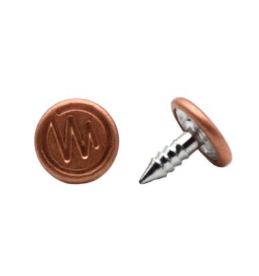 China Eco-Friendly Rivets With Your Logo High Quality Fashion Brand 2020 Popular Studs for sale