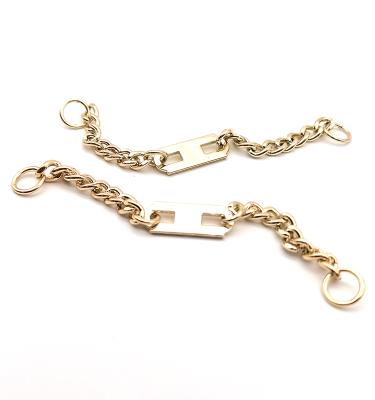 China Viable Wholesale Jacket Accessories Metal Chain For Decoration High Quality With Customize Brand Logo for sale