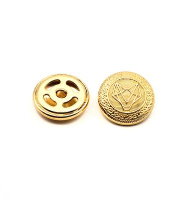 China Fashionable Clothing Sustainable Metal Leg Hand Zinc Alloy Button for sale