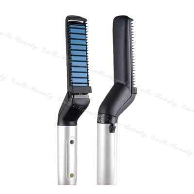 China Used To Make Back Oil Head Head Shape For Hot Electric Hair Straightener Men's Hair Comb Brushes Dropshipping Gubebeauty Hair Styling Brush For Home With CE&FCC for sale