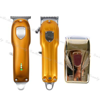 China Gubebeauty Car Face Man Car Face Hair Salon Gold Cordless Professional Trimmer Hair Trimmer For Household With FCC for sale