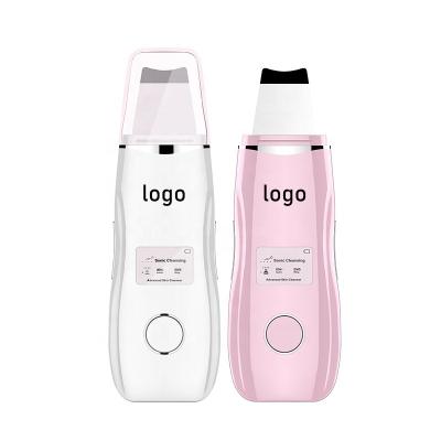 China Gubebeauty EMS Face Scrubber Machine Facial Scrubber USB Personal Care Ultrasonic Skin Scrubber with FCC&CE for sale