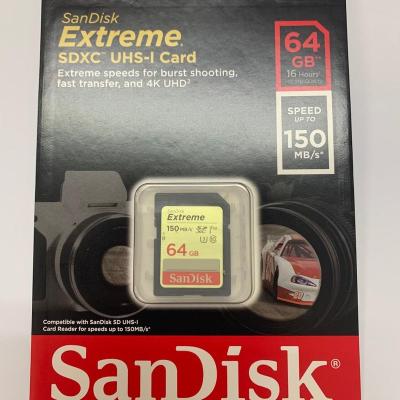 China SDSDXV6-064G-GNCIN Plastic Extreme SD 150MB SanDisk 4k u3 v30 for sale