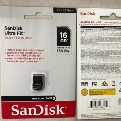 China Plastic SanDisk Ultra Fit USB 3.1 Flash Drive SDCZ430 for sale