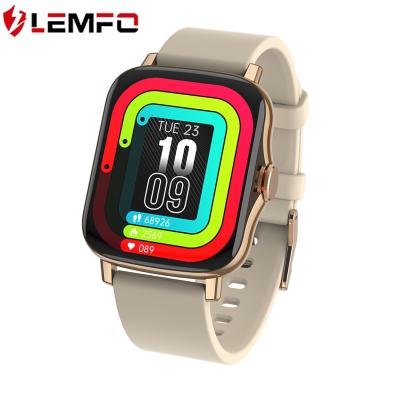 China NEW LEMFO FM08 automatic date digital bracelet for call dial message push sent smart watch new design for sale