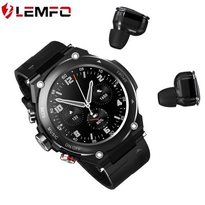 China Auto date LEMFO T92 ble call digital bracelet with smart TWS earphones watch sport fashion fitness for sale