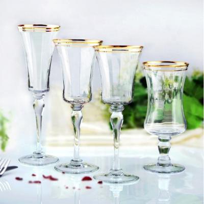 China Wholesale Elegant FILE Stemware China Factory Colored Wine Glass For Wedding Restaurant for sale