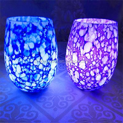 China Wholesale Tealight Home Cheap Glass Cup Candle Decoration Glass Candle Holder For Wedding Decoration for sale