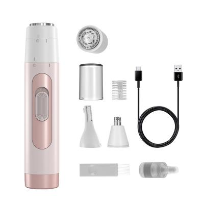 China Hotel Sep 3 Super In 1 Facial Trimmer For Women Face Hair Hair Trimmer Battery Operated IPX5 Waterproof For Nose Eyebrow for sale