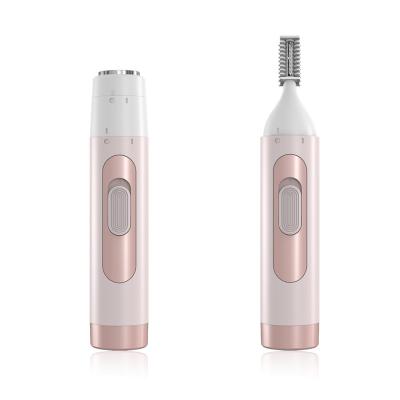 China Hot Selling RV Unibono Waterproof Portable Painless Physical Woman Facial Epilator Trimmer Face Hair Remover For Lady for sale