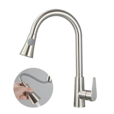 China Sense Faucets Stainless Steel Kitchens 360Rotation SUS304 Faucets Pull Out Kitchen Faucet for sale