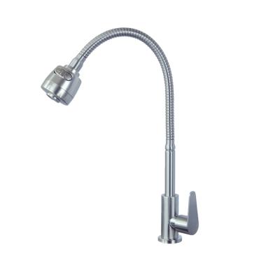 China Modern Contemporary Wholesale Deck Mounted Brushed Nickel Basin Faucet Sink Faucet for sale